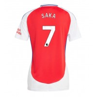 Maglia Calcio Arsenal Bukayo Saka #7 Prima Divisa Donna 2024-25 Manica Corta